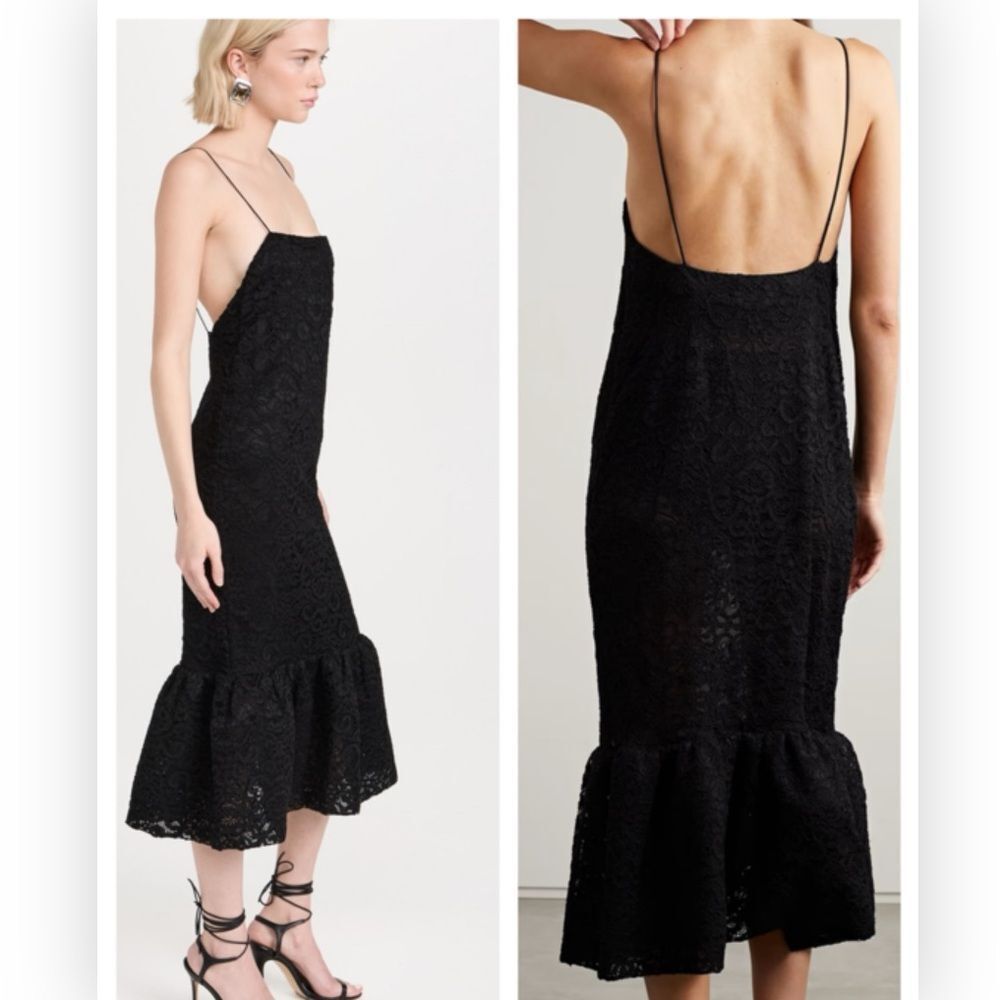 INTERIOR The Esther corded lace midi dress $1350
